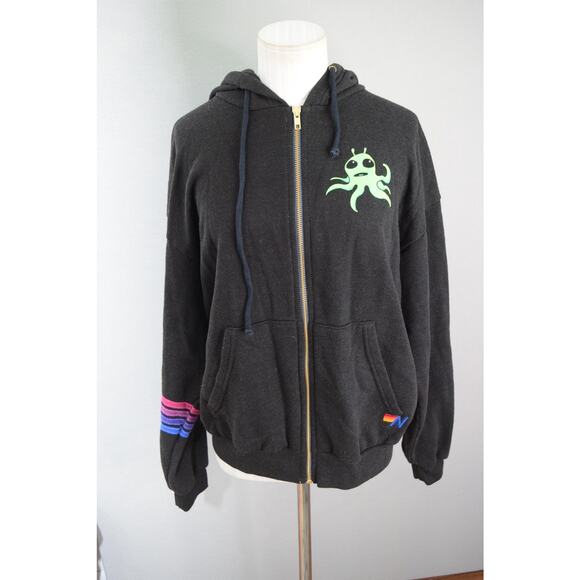 Aviator Nation Hoodie Mens Medium Full Zip Will Ferrell Best Night of Your Life - Picture 1 of 6